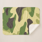 Camouflage シェルパブランケット (正面(横))