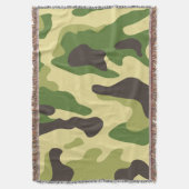 Camouflage スローブランケット (正面縦)