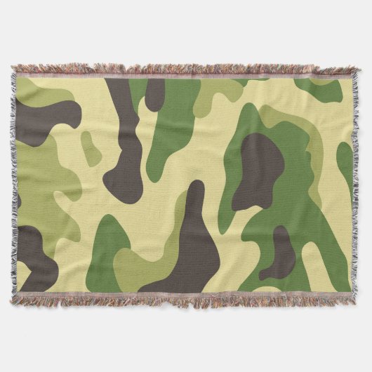 Camouflage スローブランケット (正面)