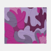 Camouflage  フリースブランケット (正面(横))