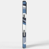 Camouflage Army Monogram Blue Case-Mate iPhoneケース (裏面 / 右)