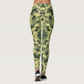 Camouflage Army - Power Yoga Leggings レギンス (裏面)