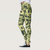 Camouflage Army - Power Yoga Leggings レギンス (左)
