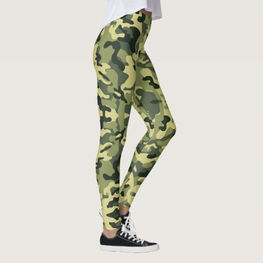 Camouflage Army - Power Yoga Leggings レギンス (右)
