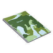 Camouflage dieren kladblok ノートブック (右側)