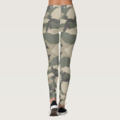Camouflage Jah Army Jungle - Power Yoga Leggings レギンス (裏面)