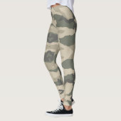 Camouflage Jah Army Jungle - Power Yoga Leggings レギンス (左)