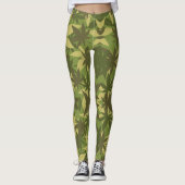 Camouflage Jah Army - Power Yoga Leggings レギンス (正面)