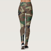 Camouflage Jah Army - Power Yoga Leggings レギンス (裏面)