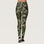 Camouflage Jah Army - Power Yoga Leggings レギンス (裏面)