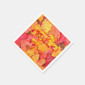 Camouflage Leaves スタンダードカクテルナプキン (角)