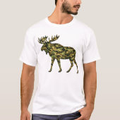 Camouflage Moose Tシャツ (正面)