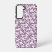 Camouflage Pattern in double Gray and Pink Samsung Galaxyケース (裏面)