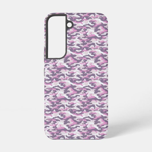 Camouflage Pattern in double Gray and Pink Samsung Galaxyケース (裏面)