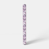 Camouflage Pattern in double Gray and Pink Samsung Galaxyケース (左側面)