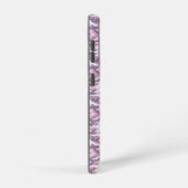 Camouflage Pattern in double Gray and Pink Samsung Galaxyケース (右側面)
