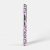Camouflage Pattern in double Gray and Pink Samsung Galaxyケース (右側面)