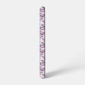 Camouflage Pattern in double Gray and Pink Samsung Galaxyケース (左側面)