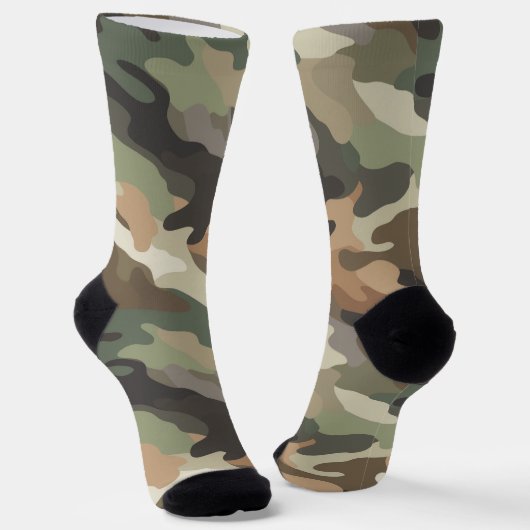 Camouflage Sustainable Premium Crew Sock ソックス (傾斜あり)