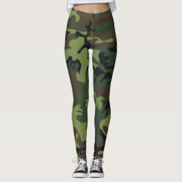 Camouflage vert レギンス