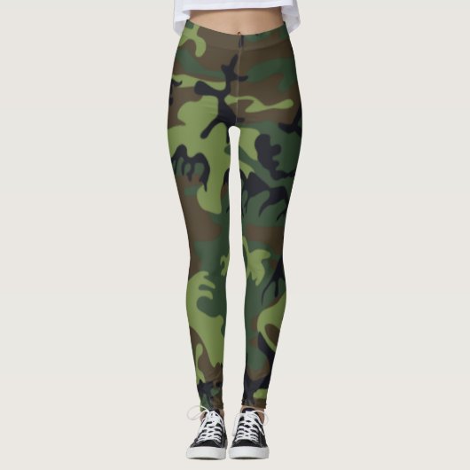 Camouflage vert レギンス (正面)