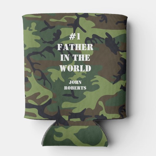 Camouflage with Photo 缶クーラー (裏面)