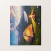 Camp Art Quiet Campsite 2フォトパズルインターネット ジグソーパズル (縦)