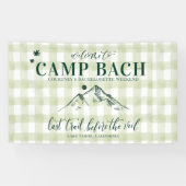 CAMP BACH – ヴェイルウェルカムバナーへの最後のトレイル 横断幕 (横)