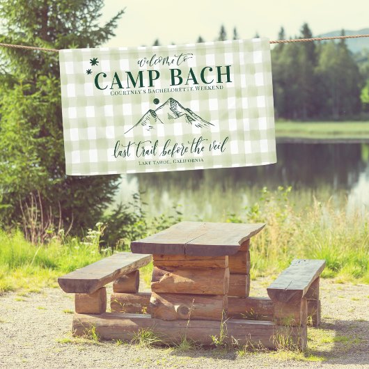 CAMP BACH – ヴェイルウェルカムバナーへの最後のトレイル 横断幕