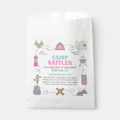 Camp Bach Bachelorette Weekend Party Survival Kit フェイバーバッグ (正面)