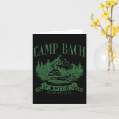 Camp Bach Bride Hiking Camping Bachelorette Party  カード (黄色い花)