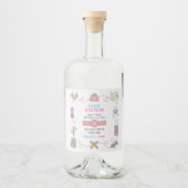 Camp Bach Wilderness Bachelorette Party リキュールボトルラベル (正面)