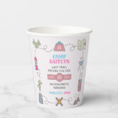 Camp Bach Wilderness Bachelorette Party 紙コップ (裏面)