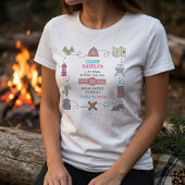 Camp Bach Wilderness Bachelorette Party Tシャツ