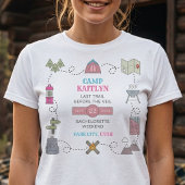 Camp Bach Wilderness Bachelorette Party Tシャツ