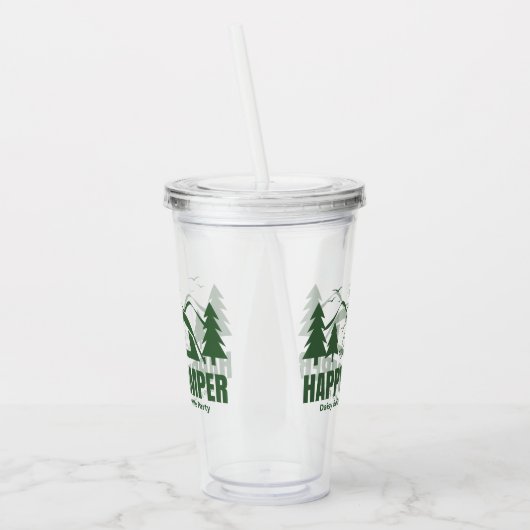 Camp Bachelorette アクリルタンブラー (左)