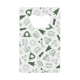 Camp Bachelorette Green Cooler クレジットカード栓抜き