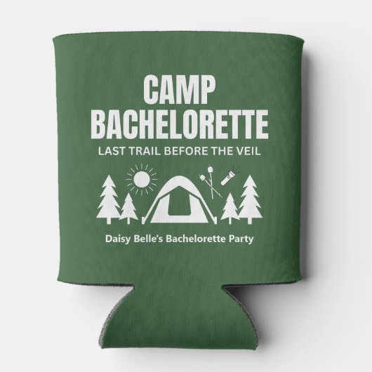 Camp Bachelorette Green Cooler 缶クーラー (裏面)