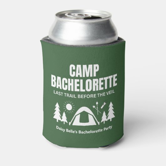 Camp Bachelorette Green Cooler 缶クーラー (缶裏面)