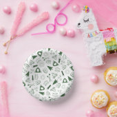 Camp Bachelorette Green Paper Napkin ペーパーボウル (パーティー)