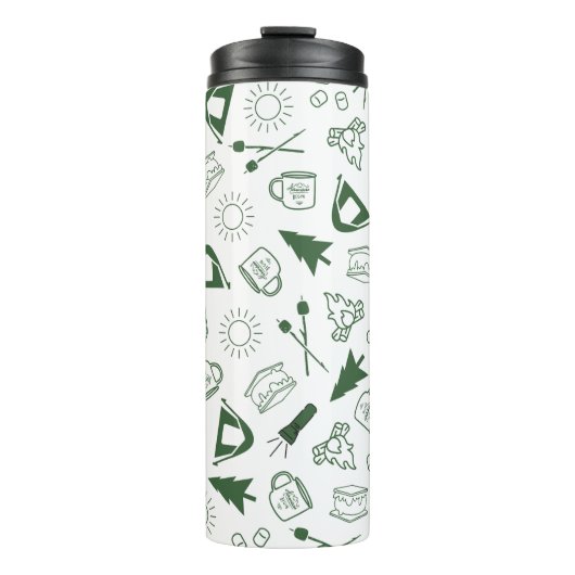 Camp Bachelorette Green Thermal Tumbler タンブラー (正面)
