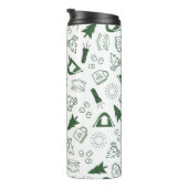 Camp Bachelorette Green Thermal Tumbler タンブラー (回転右)