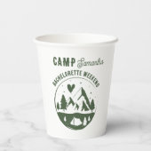 Camp Bachelorette Party Camping Bach  紙コップ (裏面)