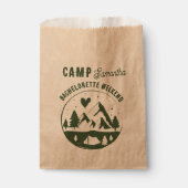 Camp Bachelorette Party Camping Bach Weekend  フェイバーバッグ (正面)