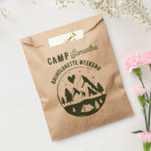 Camp Bachelorette Party Camping Bach Weekend  フェイバーバッグ (封をした状態)