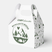 Camp Bachelorette Party Camping Bach Weekend フェイバーボックス (正面サイド)