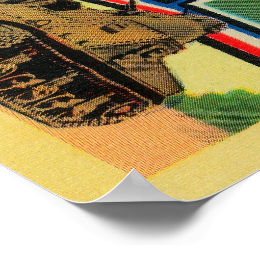 Camp Beale, California - Large Letter Scenes ポスター (角)