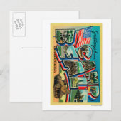 Camp Beale, California - Large Letter Scenes ポストカード (正面/裏面)