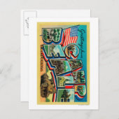 Camp Beale, California - Large Letter Scenes ポストカード (正面/裏面)