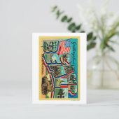 Camp Beale, California - Large Letter Scenes ポストカード (スタンド正面)